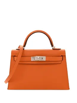 Hermès Pre-Owned: Оранжевая сумка-шоппер 