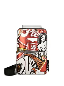 Philipp Plein: Серебристая сумка 
