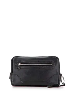 Louis Vuitton Pre-Owned: Чёрный клатч 