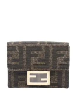 Fendi Pre-Owned: Коричневый кошелёк 