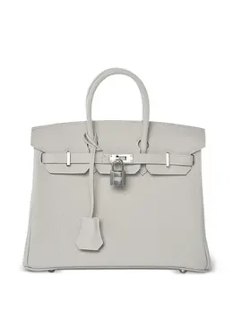 Hermès Pre-Owned: Серебристая сумка 