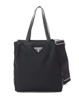 Prada Pre-Owned: Чёрная сумка-шоппер 