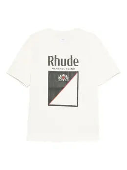 RHUDE: Футболка с принтом 