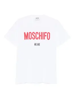 Moschino: Футболка с принтом 