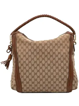 Gucci Pre-Owned: Коричневая сумка-шоппер 