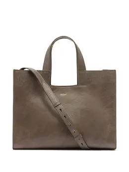 Bally: Коричневая сумка-шоппер 