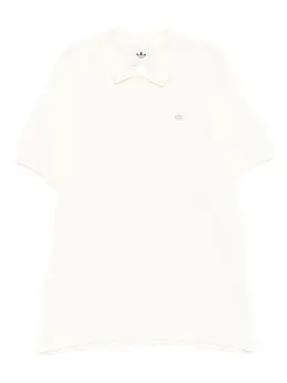 adidas Originals: Белое поло 