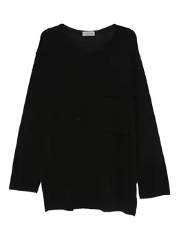 Yohji Yamamoto: Футболка с карманами 