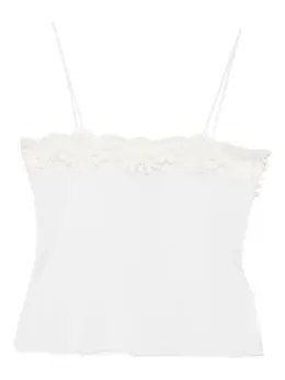 Chloé: Кружевная майка 
