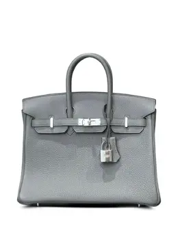 Hermès Pre-Owned: Серебристая сумка 