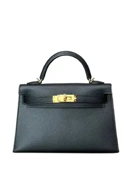 Hermès Pre-Owned: Чёрная сумка-шоппер 