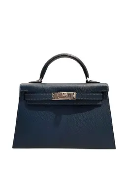 Hermès Pre-Owned: Голубая сумка 