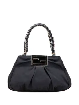 Fendi Pre-Owned: Чёрная сумка-шоппер 