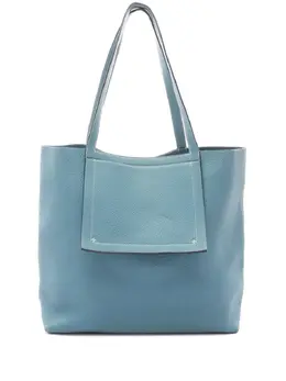 Hermès Pre-Owned: Голубая сумка-шоппер 