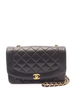 CHANEL Pre-Owned: Чёрная сумка через плечо 