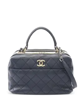 CHANEL Pre-Owned: Голубая сумка 