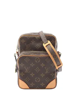 Louis Vuitton Pre-Owned: Коричневая сумка через плечо 