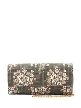 Fendi Pre-Owned: Кошелёк с цветочным принтом 