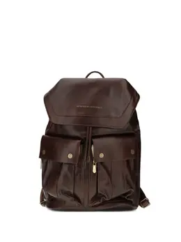 Brunello Cucinelli: Коричневый рюкзак 