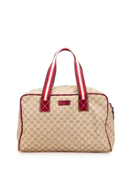 Gucci Pre-Owned: Коричневая дорожная сумка 