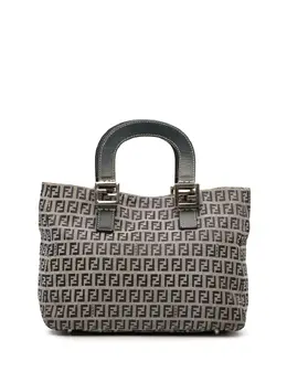 Fendi Pre-Owned: Серая сумка-шоппер 
