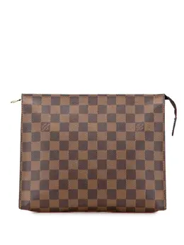 Louis Vuitton Pre-Owned: Коричневый клатч 