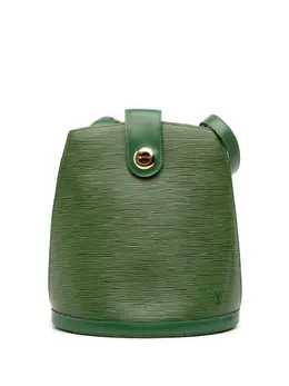Louis Vuitton Pre-Owned: Зелёная сумка 