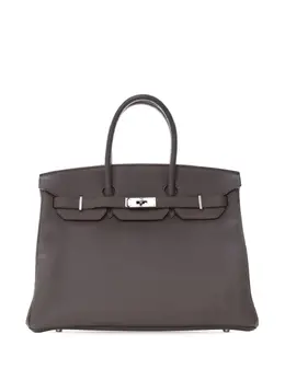 Hermès Pre-Owned: Серебристая сумка 