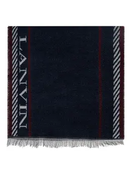 Lanvin: Синий шарф 