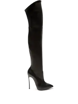 Casadei: Чёрные ботинки  Blade