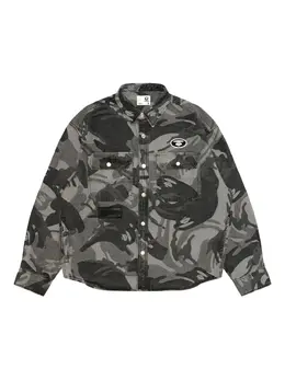 AAPE BY *A BATHING APE®: Чёрная рубашка 