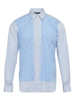 Comme des Garçons Homme Deux: Рубашка в полоску 
