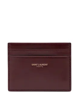 Saint Laurent: Красный картхолдер 