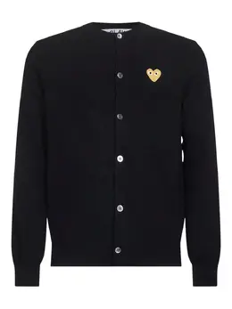 Comme Des Garçons Play: Кардиган  Heart на пуговицах