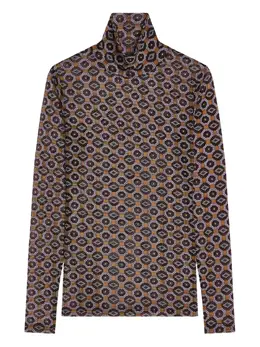 DRIES VAN NOTEN: Коричневый свитер 