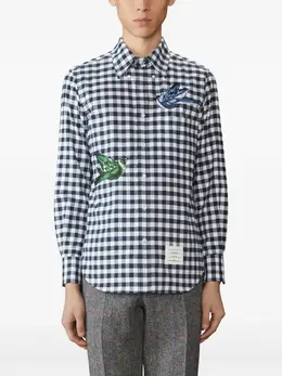Thom Browne: Синяя рубашка 