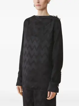 Lanvin: Чёрная блуза 