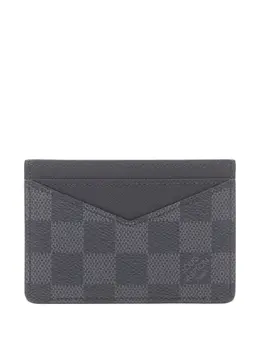Louis Vuitton Pre-Owned: Чёрный картхолдер 