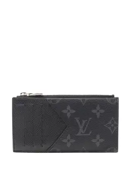 Louis Vuitton Pre-Owned: Чёрный картхолдер 