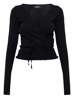 DSQUARED2: Чёрный топ 