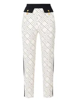 Elisabetta Franchi: Брюки с принтом 