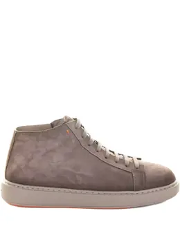 Santoni: Коричневые ботинки 