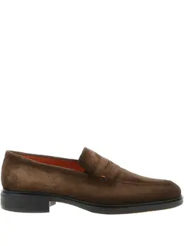 Santoni: Коричневые туфли 