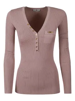 Elisabetta Franchi: Розовый топ 
