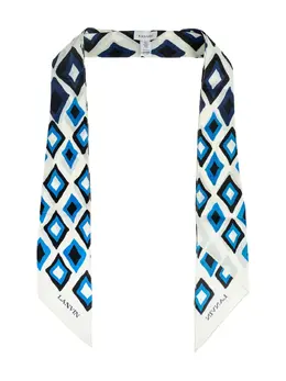 Lanvin: Белый шарф 