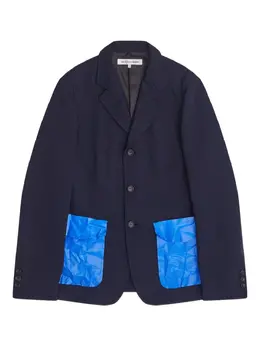 Comme Des Garçons Shirt: Синие пиджаки 