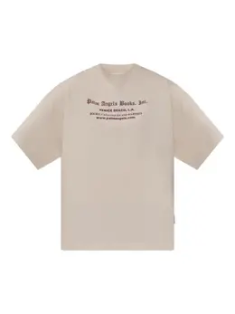 Palm Angels: Бежевая футболка 