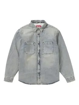 Supreme: Голубая рубашка 