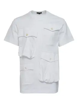Comme des Garçons Homme Plus: Футболка с карманами 