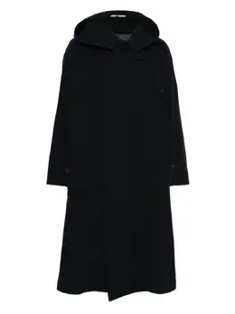 Yohji Yamamoto: Пальто с капюшоном 